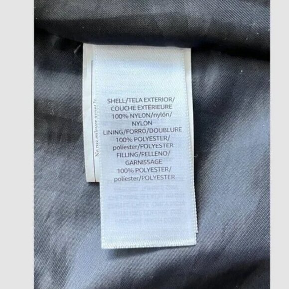 Haven Outerwear Mid-Length Shiny Black Puffer Jacket Size XS Insulated Quilted - Picture 9 of 9